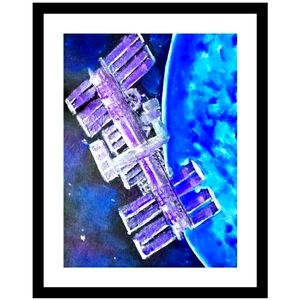 International Space Station.  Canvas Art